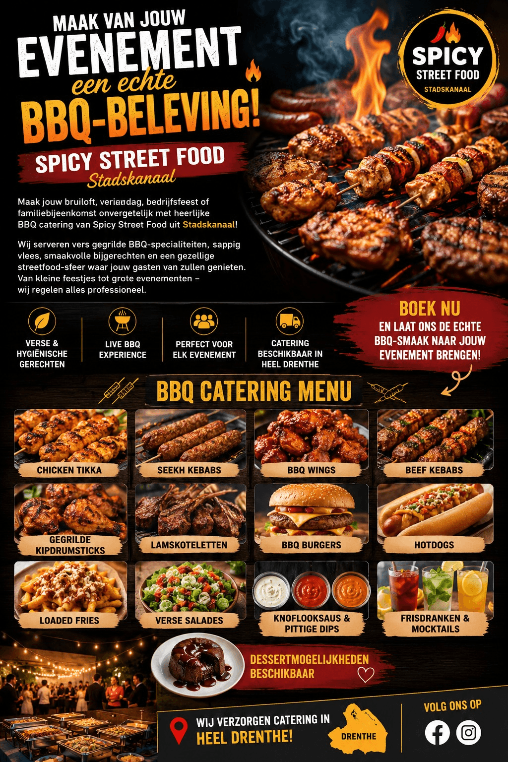 Spicy Street Food BBQ Catering